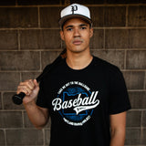 Baseball OR Bust Black Tee